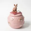 Personalized cat treat jar preview
