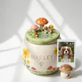Custom sculpted pet memorial urn preview